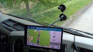 Garmin Drivesmart 61 Ipow Long Arm holder review.