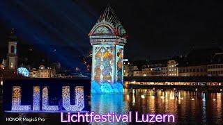 LILU Light Festival Lucerne. Fascinating facets of Light.