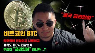 비트코인 BTC [긴급] 암호화폐 연설이고 나발이고 "다 필요없음" 정확도 100% 전망분석, 무조건 "금리인하" 맞다니까요...? 영상 필수시청 #코인시황