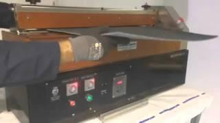 Economical 31" Hot Melt Roll Coater - Product Demonstration