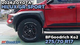 2024 Toyota Hilux GR-Sport on BFGoodrich ko2 275/70 R17 (USA) @ RNH TIRE SUPPLY