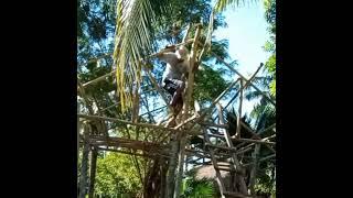 Bahay Kubo gawa sa Bamboo at Anahaw