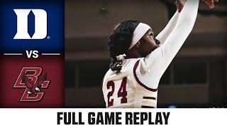 Duke vs. Boston College Full Game Replay | 2024-25 ACC Women's Basketball