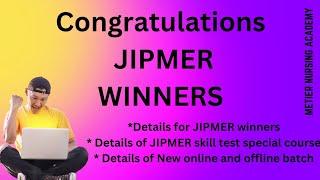 200 + Metier Nursing Academy aspirants successfully cleared JIPMER Nursing Officer written exam.