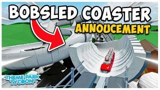 Bobsled Coaster UPDATE in Theme park Tycoon 2!