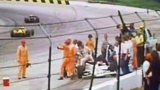 Mike Mosley Big Crash 1980 CART Tony Bettenhausen Classic