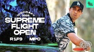 2025 Supreme Flight Open | MPO R1F9 | Heimburg, Barela, McBeth, Robinson | Jomez Disc Golf