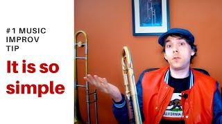 #1 simple tip for improvising in music