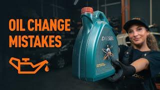 TOP 5 mistakes during DIY oil change | AUTODOC tips