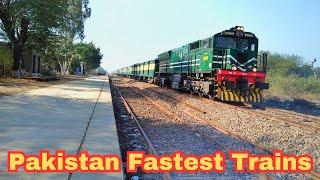 Pakistan Fastest Trains Vlog | Railroad Pakistan Railways #entertainmentworldz #train #railway