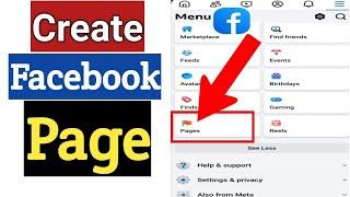 How to create facebook page 2024 | Create Facebook Page