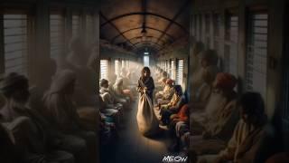 Kitten Help the Puppy From the Train Fall #animation #ai #story #shorts #cat