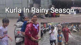 Kurla In Rainy Season || Enjoying Rain 