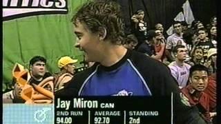 Jay Miron vs Dave Mirra- X games 2001 bmx vert