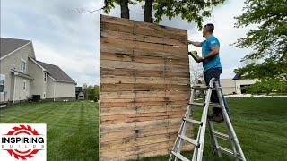 Pallet Backdrop for Parties