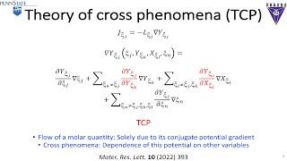 Theory of cross phenomena and Zentropy: A seminar at LLNL (2022 05 03)