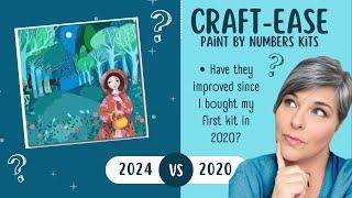 Craft-Ease “Chaperon Rouge” Paint by Numbers PBN Kit Unboxing Review | 2020 vs 2024 Melanie B #promo