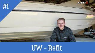 #1 Unterwasserschiff Refit Boot - Neuaufbau Rumpf Glastron SSV173