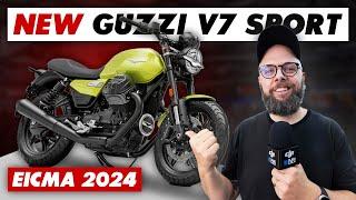 New 2025 Moto Guzzi V7 Sport Announced: Everything You Need To Know @ EICMA 2024