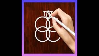 Easy 3 dots Rangoli for Diwali 2022, Lotus Rangoli kolam, RangRangoli kolam, Muggulu