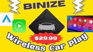 Binize Wireless Apple CarPlay/Android Auto Adaptor ($29.99)