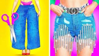 Fashion Makeover Magic!  | DIY Tricks to Refresh Your Old Clothes! Secret Hacks to Upgrade