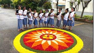 Onam dance for kids ||folk dance#dance #kidsvideo #littlewonders #folksong #nadanpattukalmalayalam