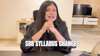 ACCA SBR Syllabus Changes September 2024