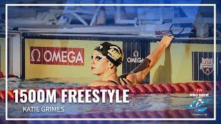 Katie Grimes Kicks Off Meet With Impressive 1500M Freestyle | TYR Pro Swim Series Fort Lauderdale