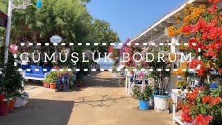 ( 4K VİDEO ) I GÜMÜŞLÜK I BODRUM Sahilde Yürüyüş