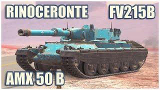 Rinoceronte, FV215b & AMX 50 B • WoT Blitz Gameplay