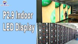 P2.9 Indoor LED Display | High Definition Screen Video Wall for Stage Rental, SZLEDWORLD