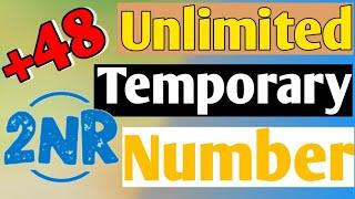 2nr app kaise use kare | 2nr number problem | Unlimited temp number +48 free Poland number #tempnum