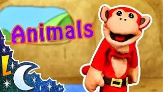 Los Animales en Inglés | El Mono Sílabo | Inglés para Niños | Lunacreciente
