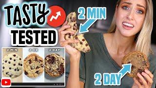 I Tried Making the TASTY 2-Minute vs. 2-Day COOKIES from BUZZFEED...