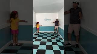 Illusion room - tall vs short #shorts