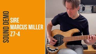 Sire Marcus Miller Z7 4 - Sound Demo (no talking)