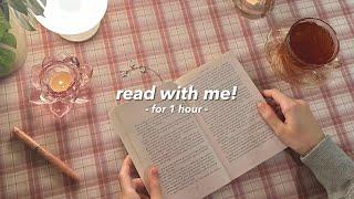 read with me  | 1 hour + rain sounds & no music