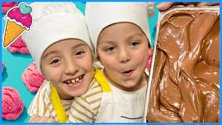 Making Ice Cream with Oliver and Lucas | How Ice Cream is Made