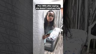 WIFE KA NO IS YES #wife #wifeandhusbandrelationship #marriedlife #couplecomedy #shorts #trending