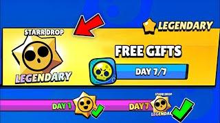 AMAZING STARR DROP GIFTS!!!!- brawl Stars rewards