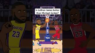 Is LeBron James Better than Michael Jordan? #nba