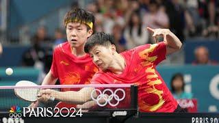 China gets the upper hand on Sweden again in men's team table tennis | Paris Olympics | NBC Sports