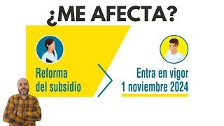 Reforma SUBSIDIOS Desempleo | Si Ya lo COBRO ¿Me AFECTA? ¿COBRARÉ Más? #subsidiodesempleo