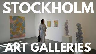 Stockholm: Exploring Stockholm Art Galleries, Part 1...