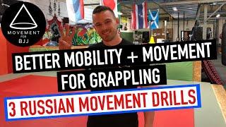 BJJ Solo Drills - 3 Top Russian Drills for - Core Strength - BJJ Mobility - BJJ Movement