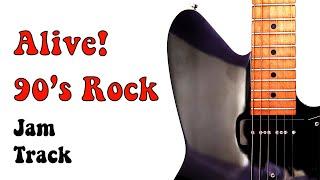 Alive! Pearl Jam style rock backing track