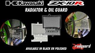 Kawasaki Ninja ZX10R & ZX10RR Rad Guard & Oil Cooler Guard Installation (2023-2024 models)