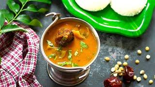 Instant Sambar for Idli - Pottukadalai Sambar Recipe