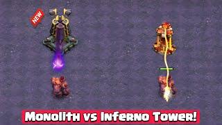 Monolith vs Inferno Tower! (TH16) | Clash of Clans